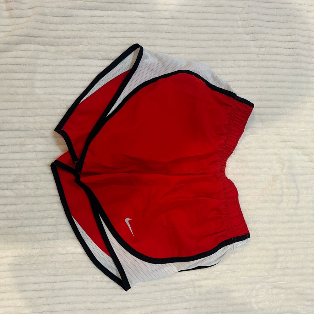 Nike Dri-FIT Red and Black Shorts